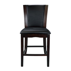 710-24 Counter Height Chair, Dark Brown Bi-Cast Vinyl