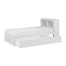 B2053BCW-1R* Twin Bookcase Bed with Twin Trundle