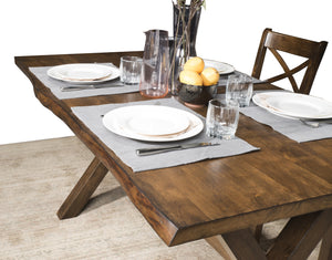 5000 Dining Table Solid Wood Live Edge