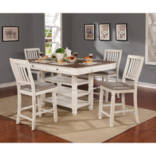 7412W-36 Counter Height Dining Table with Drawers