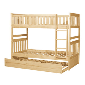 B2043-1*R Twin/Twin Bunk Bed with Twin Trundle