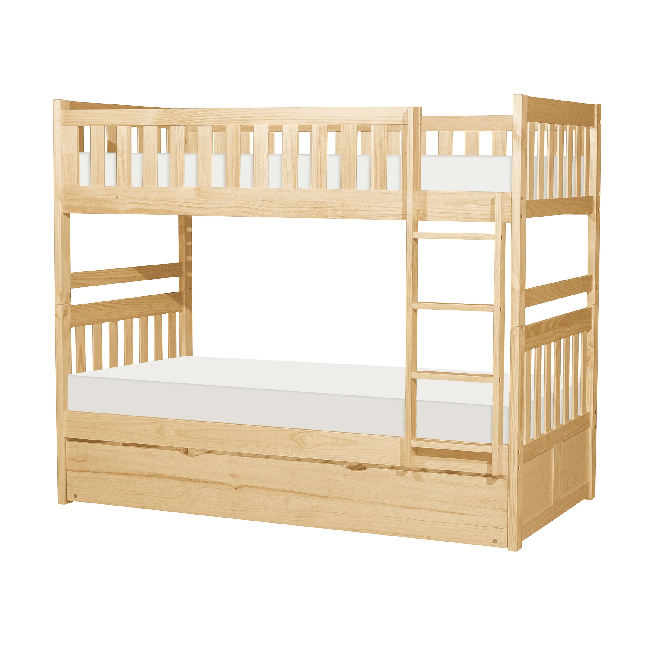 B2043-1*R Twin/Twin Bunk Bed with Twin Trundle