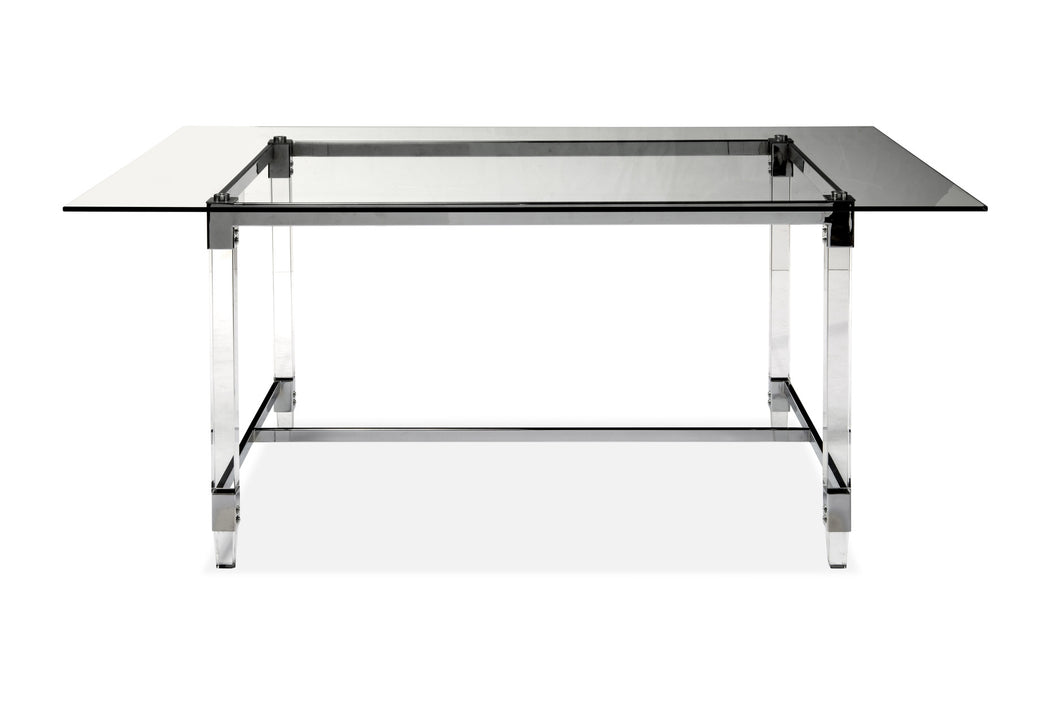 3656-64 Dining Table with Acrylic Legs