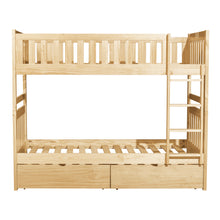 B2043-1*T Twin/Twin Bunk Bed with Storage Boxes