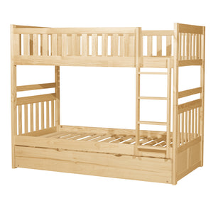 B2043-1*R Twin/Twin Bunk Bed with Twin Trundle