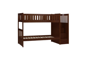 B2013SBDC-1* Twin/Twin Step Bunk Bed