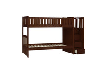 B2013SBDC-1* Twin/Twin Step Bunk Bed