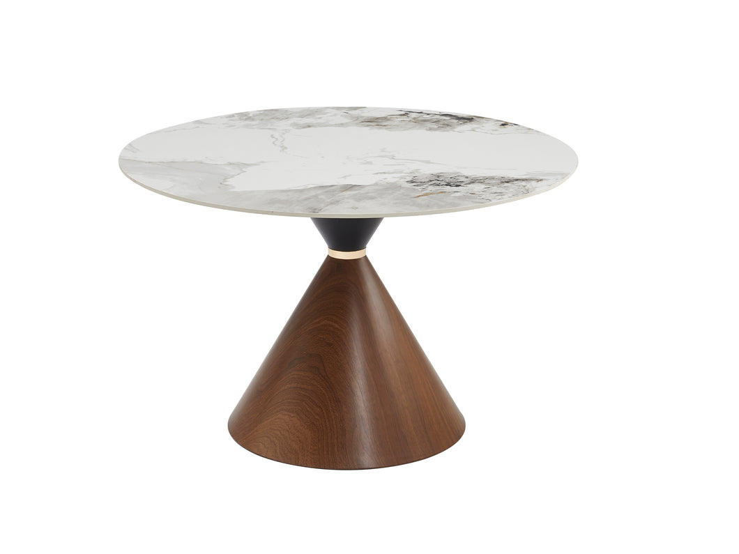 3696-48DT Round Dining Table with Sintered Stone Top