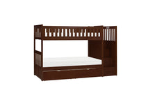 B2013SBDC-1*T Twin/Twin Step Bunk Bed with Storage Boxes