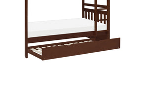 B2013SBDC-1*R Twin/Twin Step Bunk Bed with Twin Trundle