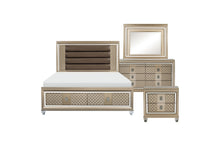 1515K-1EK* Eastern King Platform Bed with LED Lighting and Storage Footboard