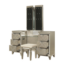 1522-15WF* Vanity Dresser with Mirror and LED Lighting