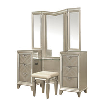 1522-15WF* Vanity Dresser with Mirror and LED Lighting