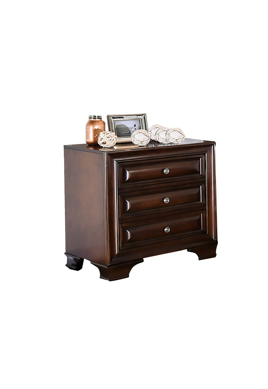 1701-4 Nightstand with USB Port and LED Lights