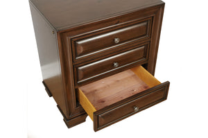 1701-4 Nightstand with USB Port and LED Lights