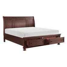 1718NCQ Queen Platform Bed with Footboard Storage