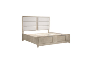 1820N-1* Queen Platform Bed with Footboard Storage