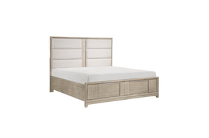 1820N-1* Queen Platform Bed with Footboard Storage