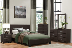 2220DBR-1*  Queen Platform Bed