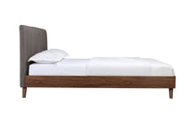 5891GYF Full Platform Bed with Upholstered Headboard