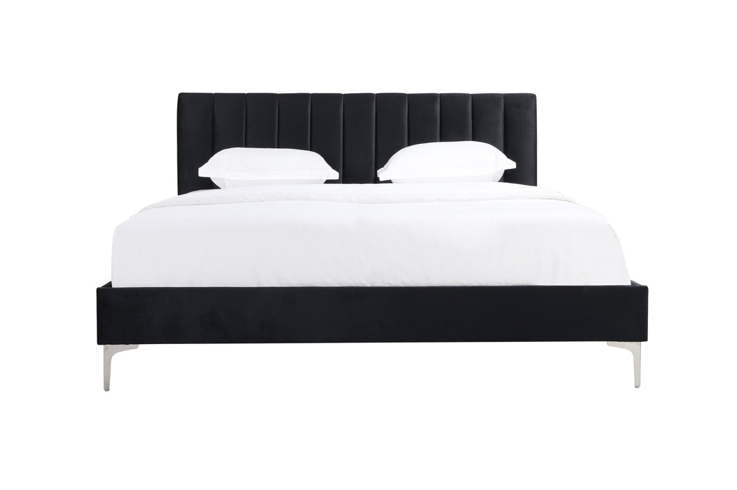 5893BKK King Upholstered Platform Bed