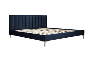 5893NVK King Upholstered Platform Bed