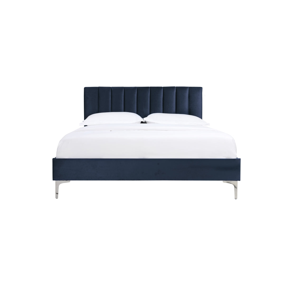 5893NVQ Queen Upholstered Platform Bed