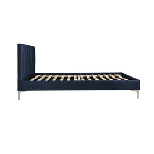 5893NVQ Queen Upholstered Platform Bed