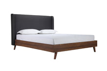 5894DGK King Upholstered Platform Bed