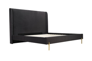 5900DGK King Upholstered Platform Bed