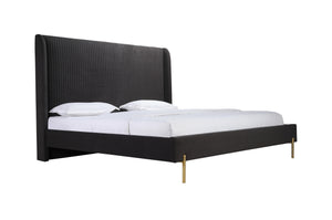 5900DGK King Upholstered Platform Bed