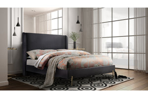 5900DGK King Upholstered Platform Bed