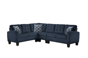 8202NVSS 4-piece Reversible Sectional with 3 Pillows