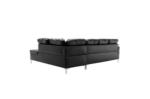 8378BLK* 2-Piece Sectional with Right Chaise