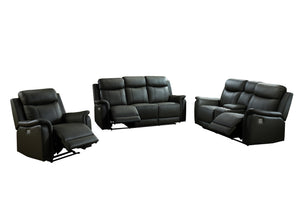 99840PN-BK-2C Power Reclining Loveseat with Console