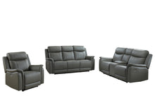 99840PN-GY-2C Power Reclining Loveseat with Console