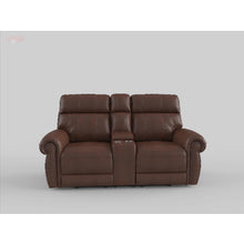 9488BR-2PW Power Double Reclining Love Seat with Center Console