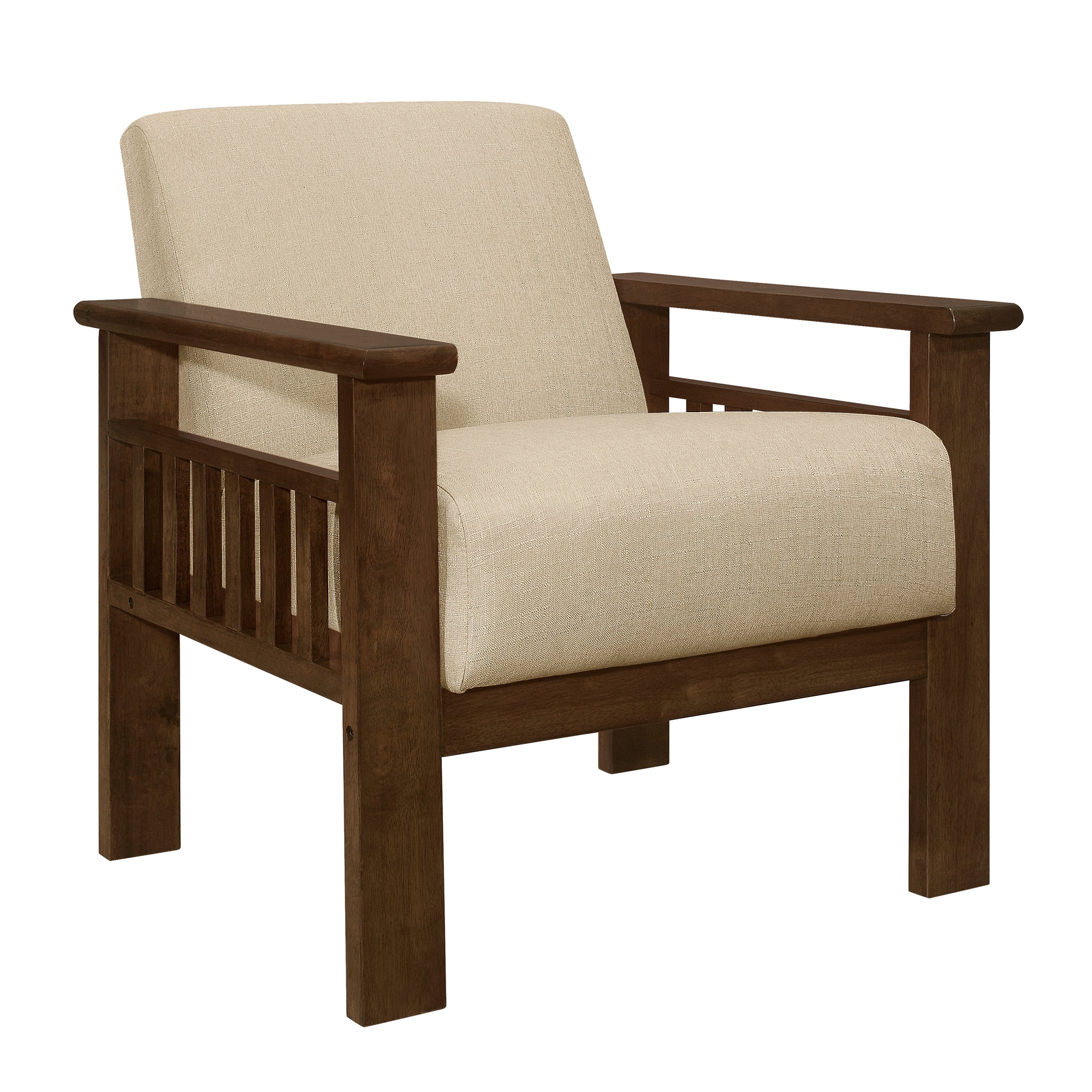 1048BR-1 Accent chair with Storage Arms