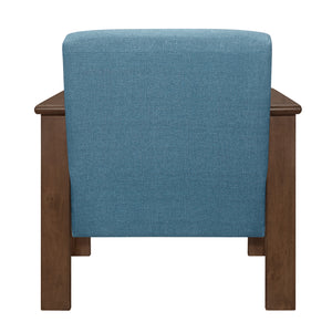1048BU-1 Accent chair with Storage Arms