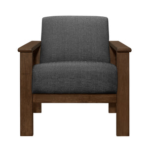 1048DG-1 Accent chair with Storage Arms