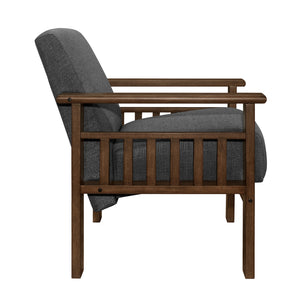 1048DG-1 Accent chair with Storage Arms