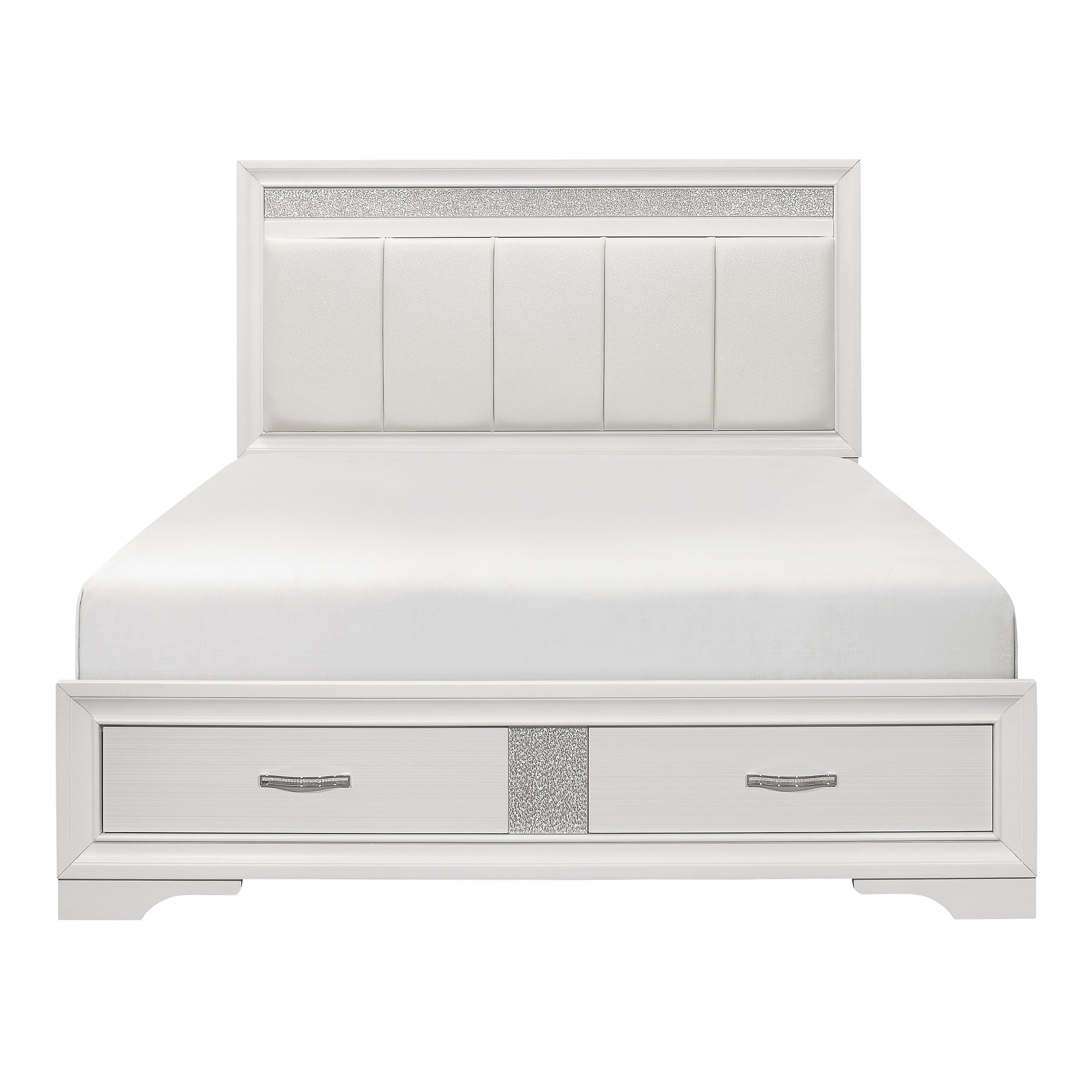 1505W-1* Queen Platform Bed with Footboard