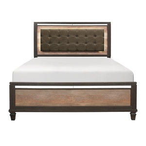 1518-1* Queen Bed with LED Lighting