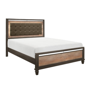 1518-1* Queen Bed with LED Lighting