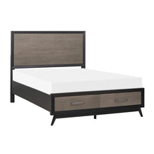 1711F-1* Full Platform Bed with Footboard Storage