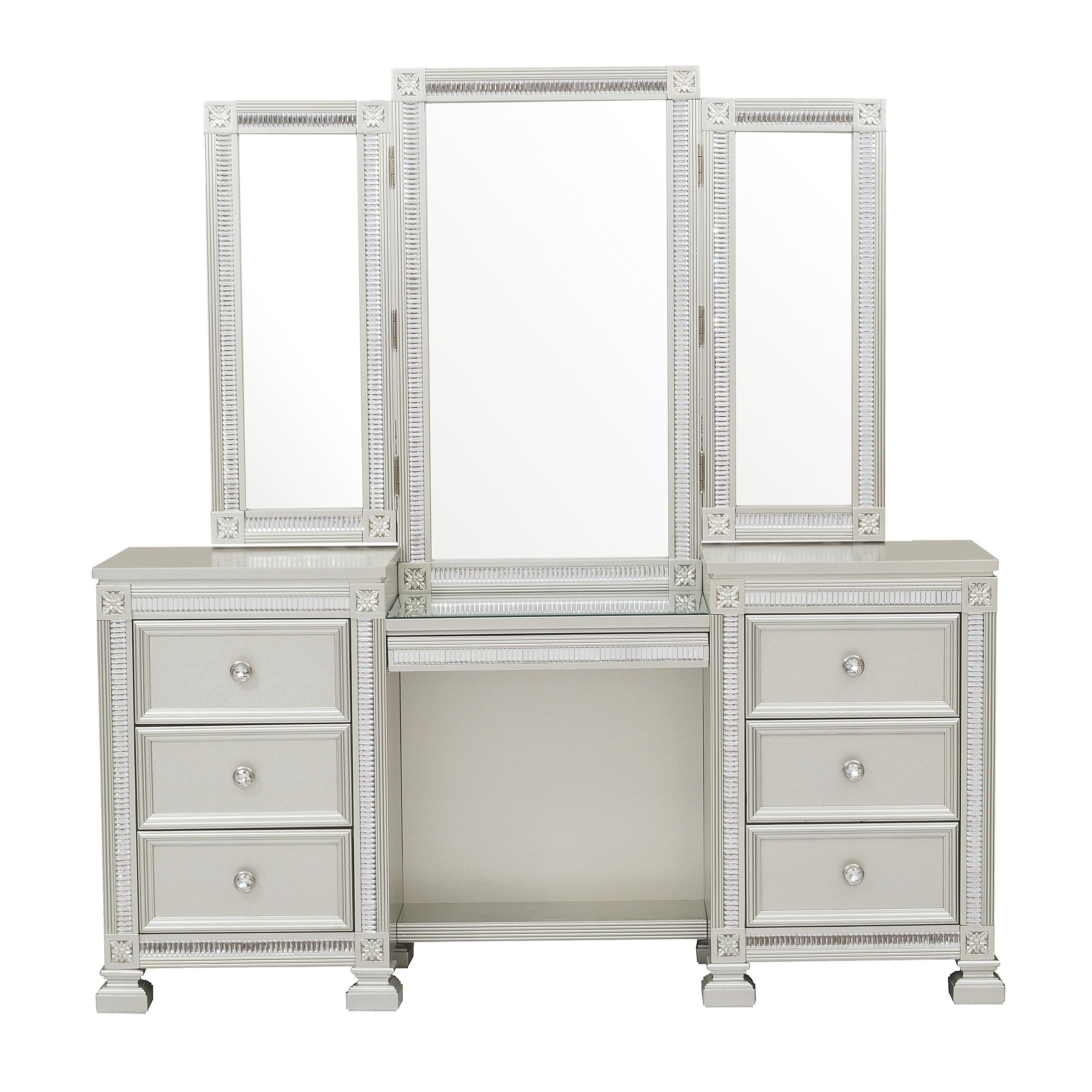 1958-15* Vanity Dresser with Mirror