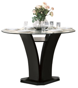 710-36RD* Round Counter Height Table, Glass Top