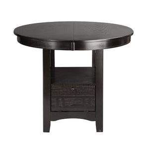 2423-36 Round / Oval Counter Height Table with Storage Base