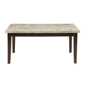 2456-64WM Dining Table, Marble Top