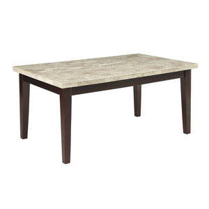2456-64WM Dining Table, Marble Top